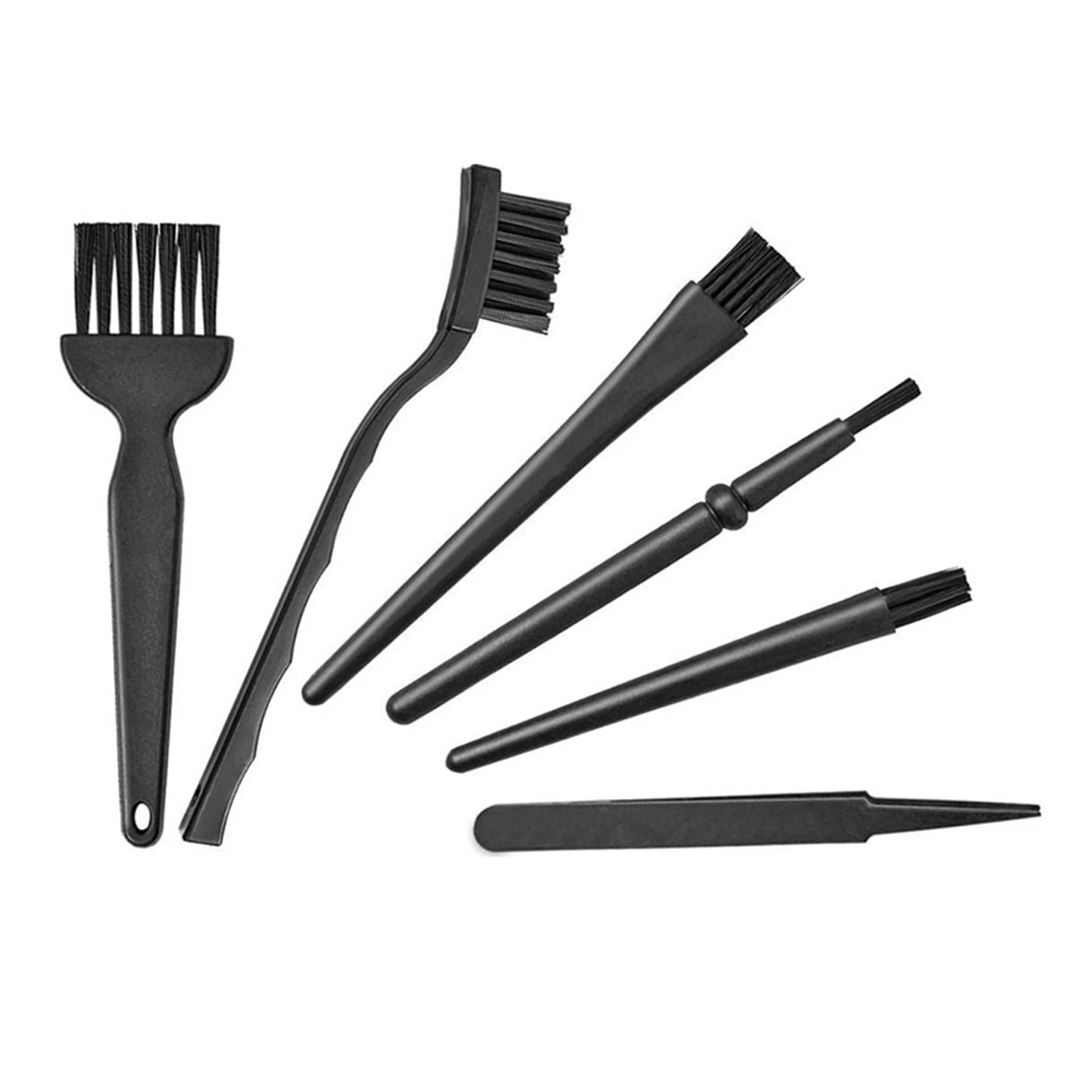 6PCS Professional Laptop Keyboard Cleaning Kit Small Portable Anti Static Computer Phone Air Dust Brushes Cleaner Accessories