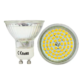 

1PC LED Spot Light SMD2835 Spotlight Bulb 60LEDs GU10 Spotlight Bulb Chandelier Candle LED Light For Home Decor Quatity LED Lamp