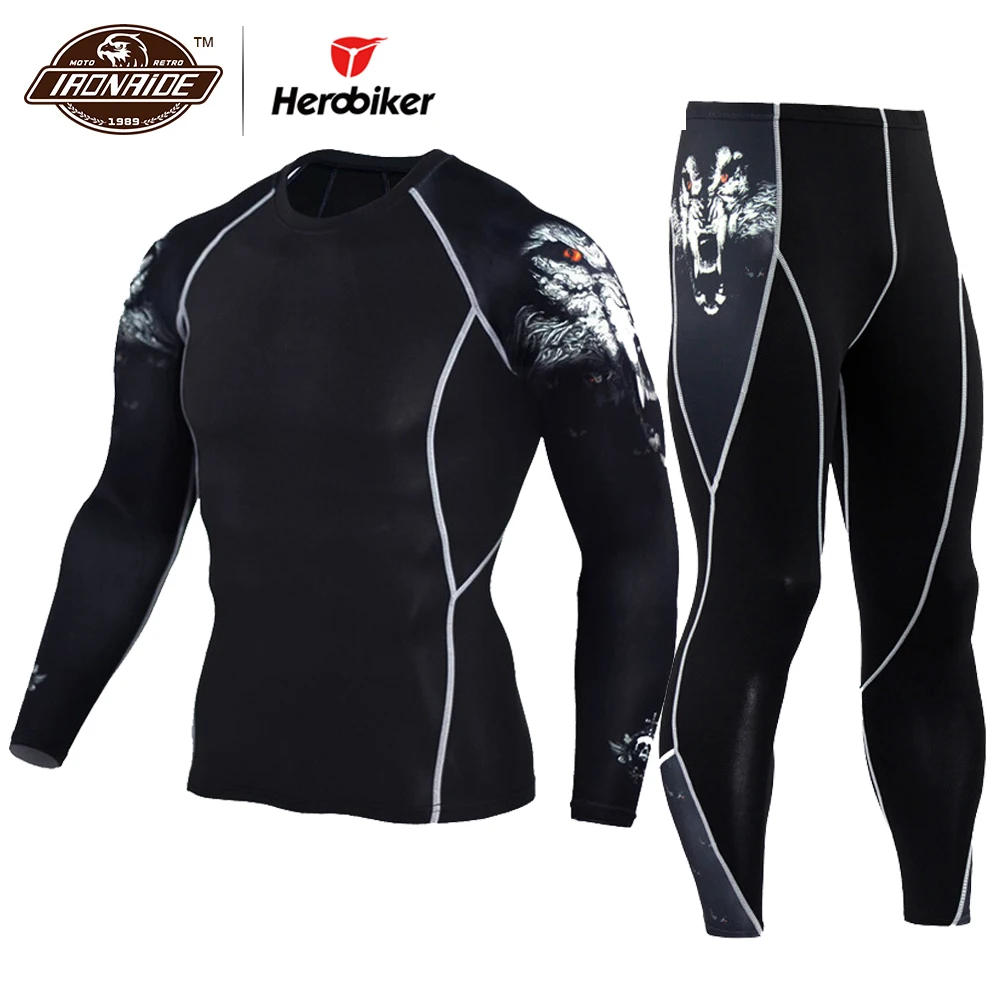 HEROBIKER/мотоциклетная куртка летний мотоциклетный костюм быстросохнущая футболка