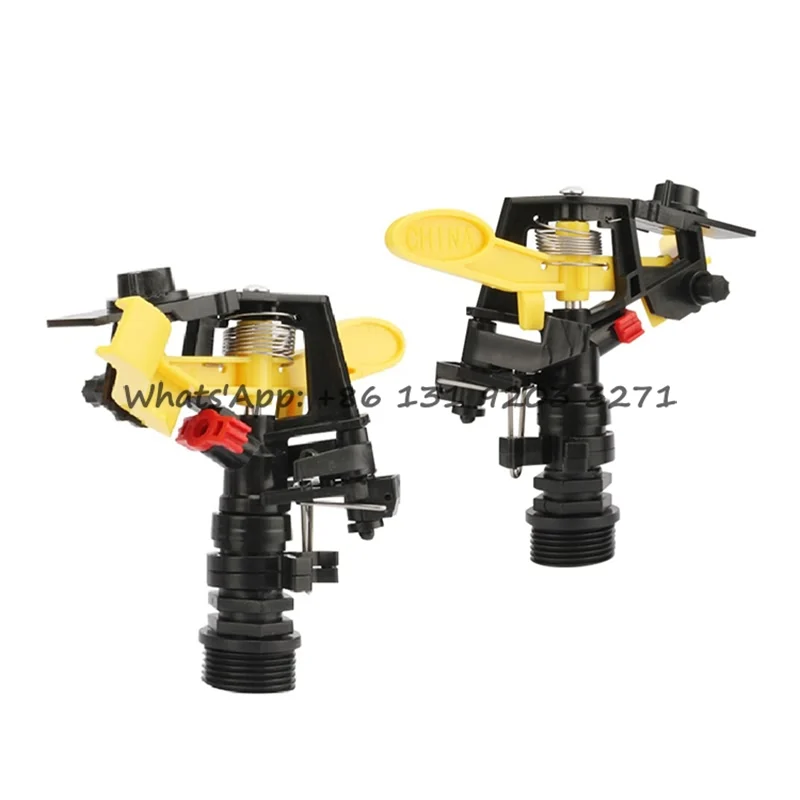 

Agricultural Garden Irrigation Sprinklers 1/2 3/4" Male Adjustable Rocker Nozzle 360 Degrees Rotary Jet Nozzle