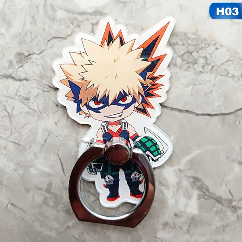 Мой герой училища все могли бы Bakugou Midoriya Todoroki кольцо подставка держатель стент мобильный телефон паста стенты