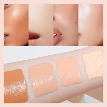 

1PC Lightweight Foundation Cream Beauty Makeup Egg Cover Spots Brightening Moisturizing Liquid Foundation Concealer Makeup TSLM1