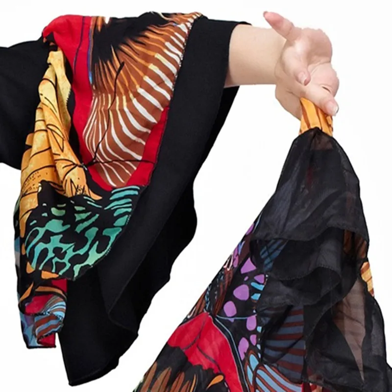 720 Degree Flower Printed Gypsy Skirt Belly Dance Tribal Clothing Bellydance Costume Flamenco Clothes Spanish Stage Show Egypt - Image 6