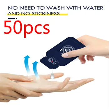 

50 Packs 99.9% Antibacterial Hand Sanitizer Gel Anti Bacteria Hand Wash Portable Disposable Disinfection Gel Hand Soap 2g/bag