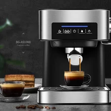 Итальянская кофемашина 20 бар насос Эспрессо Машина Полуавтоматическая эспрессо кофеварка домашняя Кофеварка Коммерческая вспениватель молока