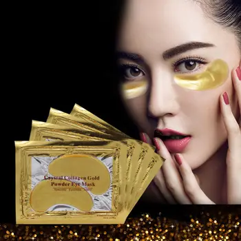 

20Pcs Crystal Collagen Gold Eye Mask Anti-Aging Repairing Wrinkle Remove Dark Circles Patches for Eyes Skin Care Gel Eye Pads