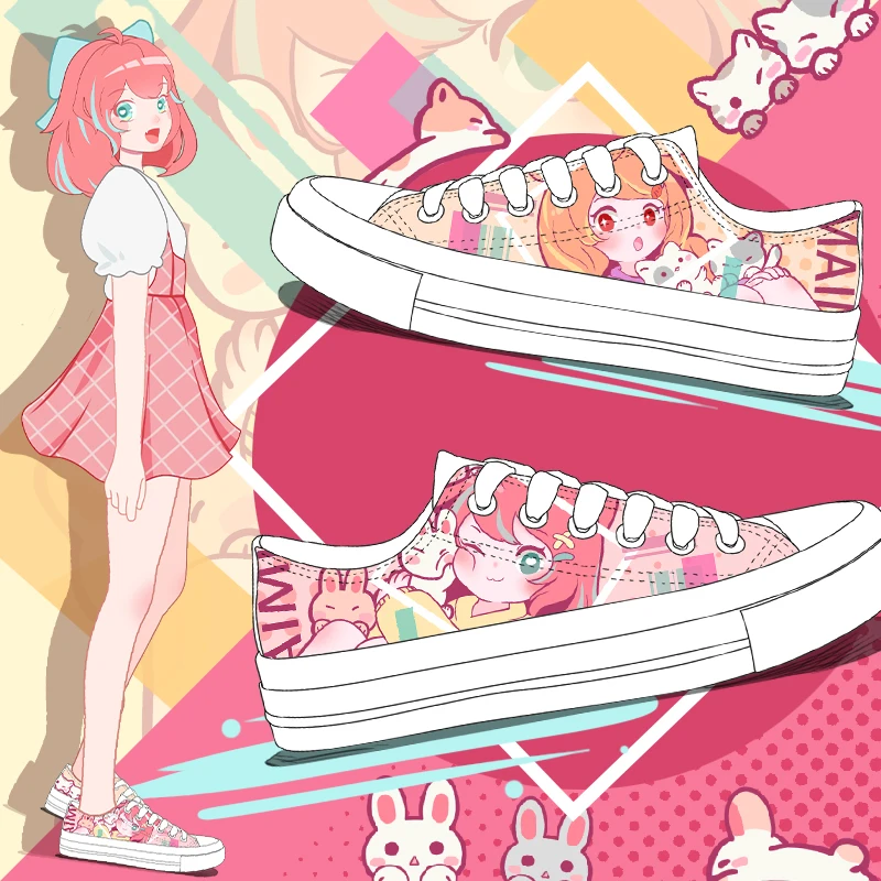 Tsuyu Asui My Hero Academia Custom Anime Skate Shoes For Men And Women