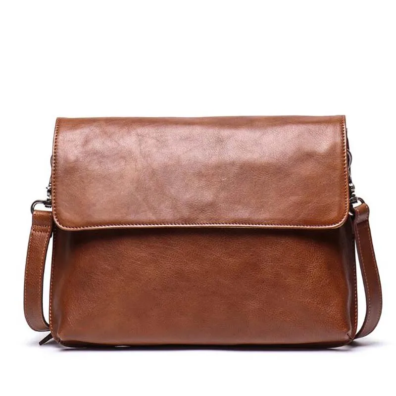 NIUBOA, Женская винтажная сумка-мессенджер из воловьей кожи, роскошная Ретро сумка из натуральной кожи, женские маленькие мини-сумки на плечо - Цвет: retro brown
