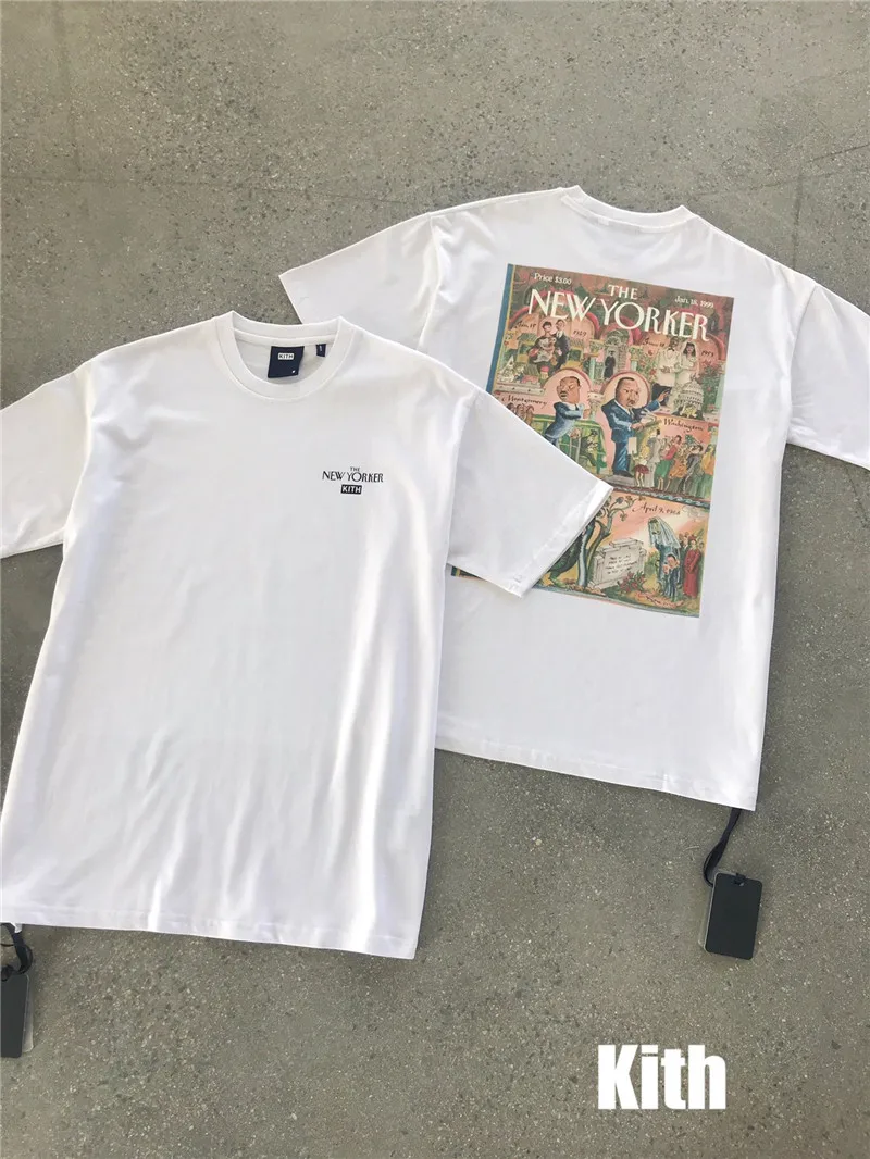 New Yorker Black Leader Kith T-shirt 