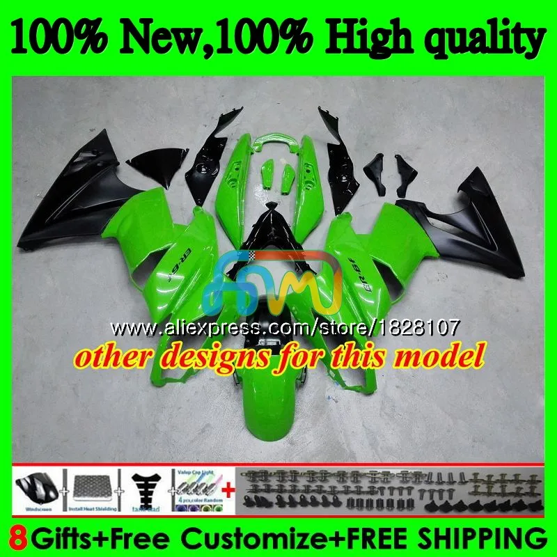 Красный горячее тело комплект для KAWASAKI 650R ER 6 F 650 R ER6 F 09-11 31BS. 28 ER 6F 650-R ER-6F ER6F 09 10 11 2009 2010 2011 обтекатель