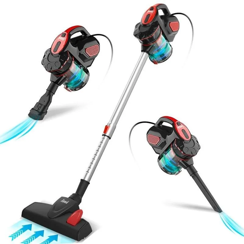 US $47.39 Household Vacuum Cleaner 18Kpa Power Suction Car Vacuum Cleaner Vertical Vacuum Cleaner Handheld Sweeper Mopping Machine INSE I5