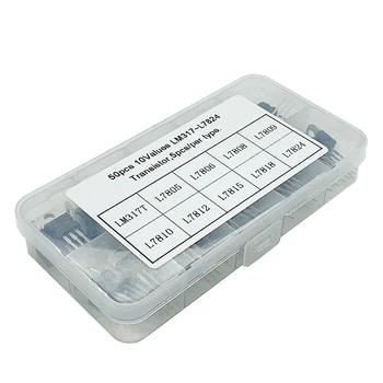 

50Pcs L7805 - L7824 LM317T TO220 Adjustable Chip Three-Terminal Regulator