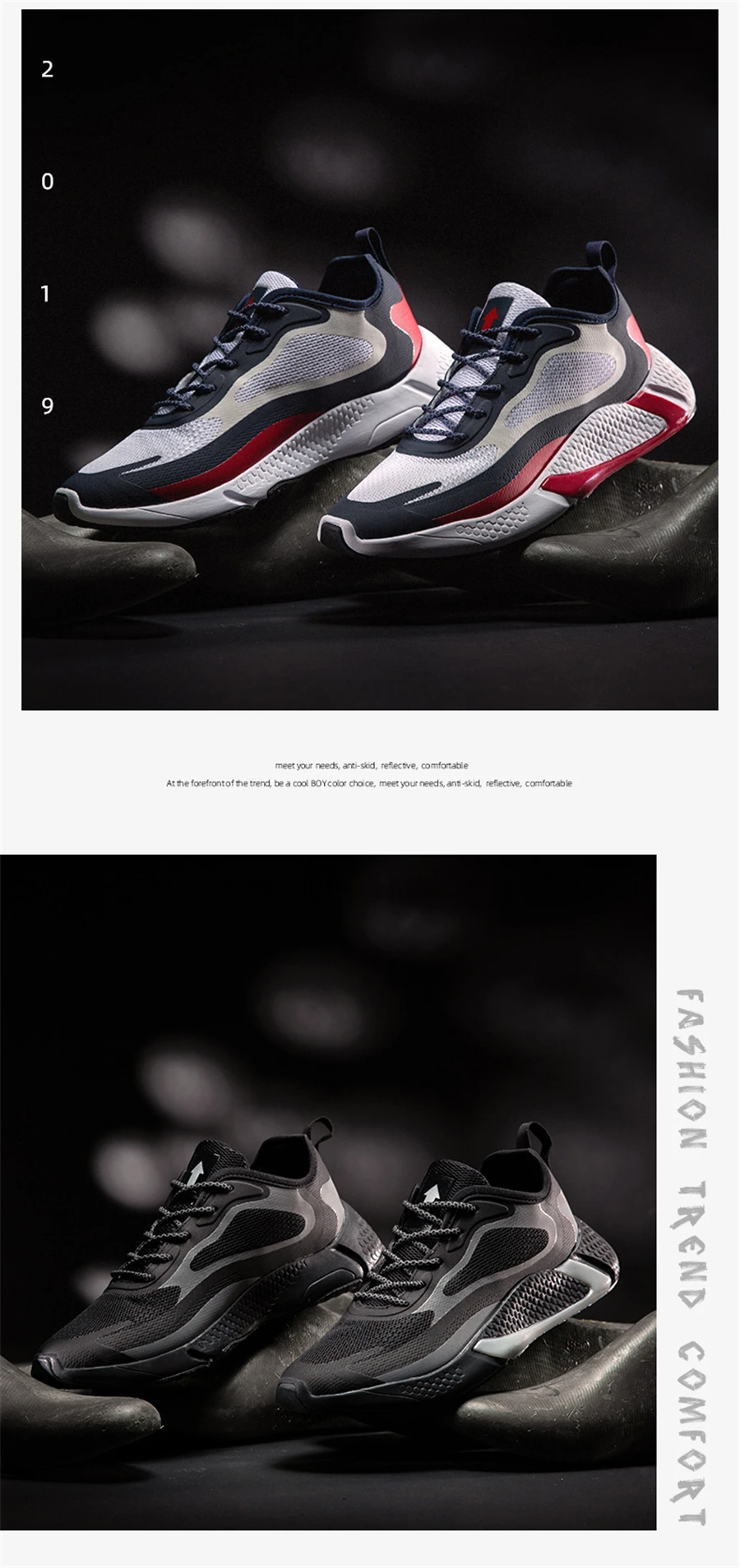 CREDRIZK брендовые кроссовки для мужчин новая спортивная обувь для мужчин дышащая обувь для спортзала уличная прогулочная Спортивная обувь Кроссовки 46