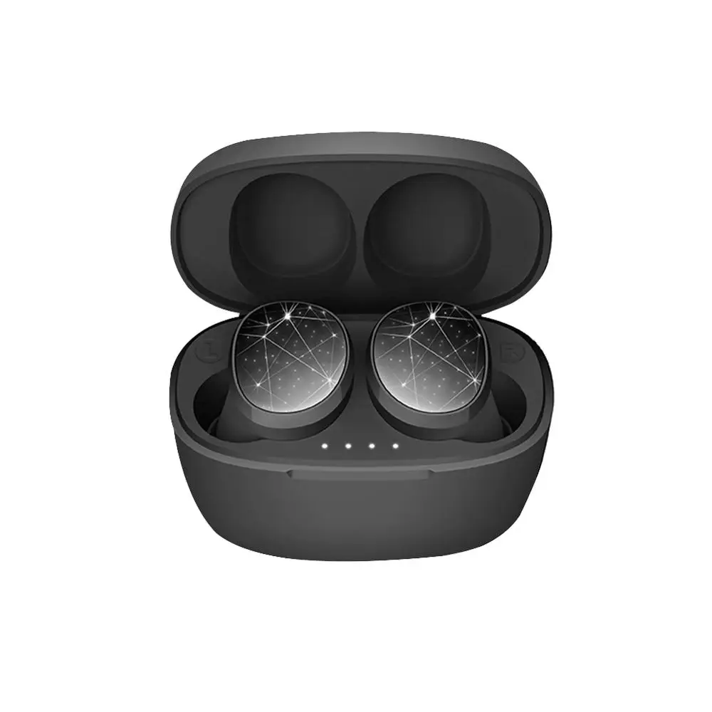 Гарнитура с голубым зубом 5,0 tws true wireless PX6 беспроводная Bluetooth гарнитура Спортивная гарнитура IPX6 Водонепроницаемая HD стерео Беспроводная - Цвет: Black starry sky
