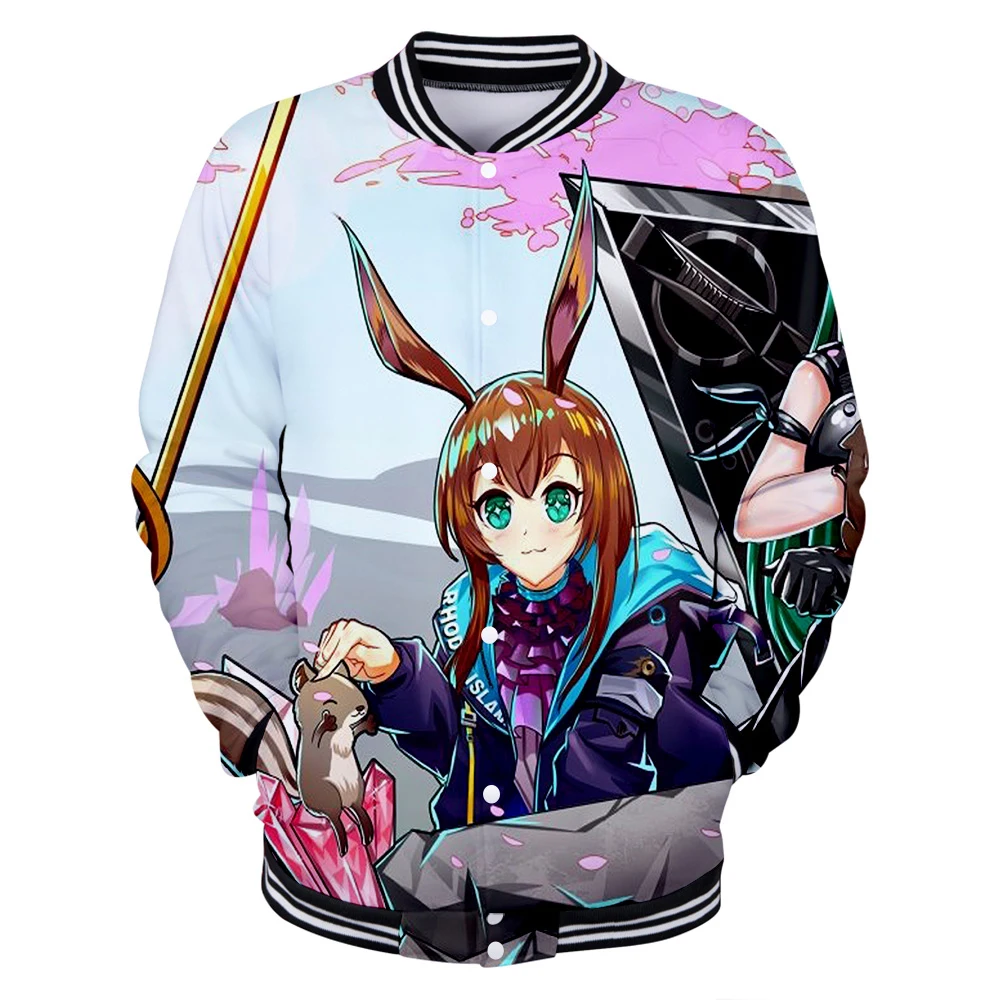 New product tomorrow Ark 3D hoodies digital cartoon character print universal baseball uniform hoodies
