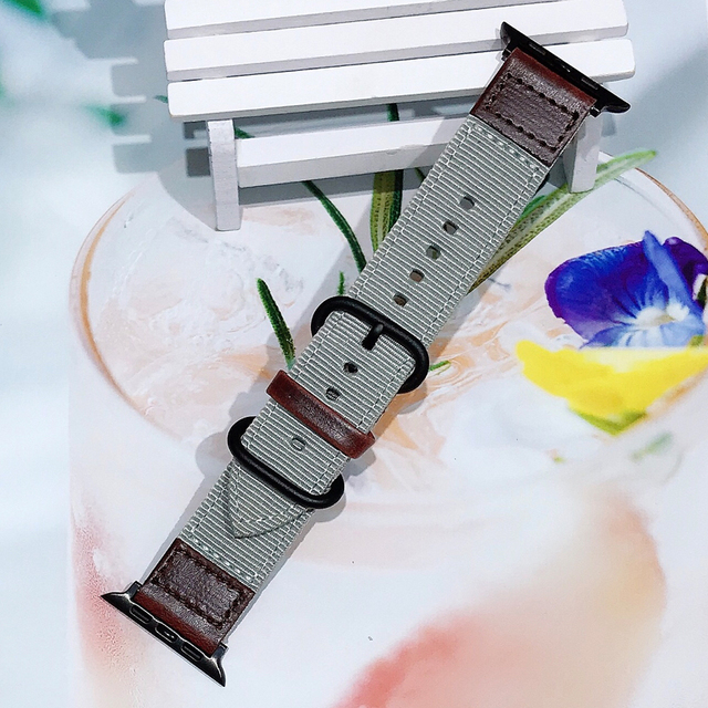 Sport Nylon Strap for Apple Watch Band 6 5 4 3 2 1 SE Nylon 44mm 40mm 42mm 38mm Bracelet for iWatch Apple Accessories