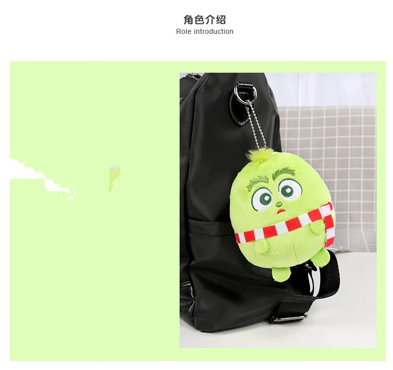 20 шт./лот Grinch плюшевые игрушки палантин брелок Подвески рождество Макс собака плюшевая кукла игрушка мягкие игрушки для Дети Детские подарки