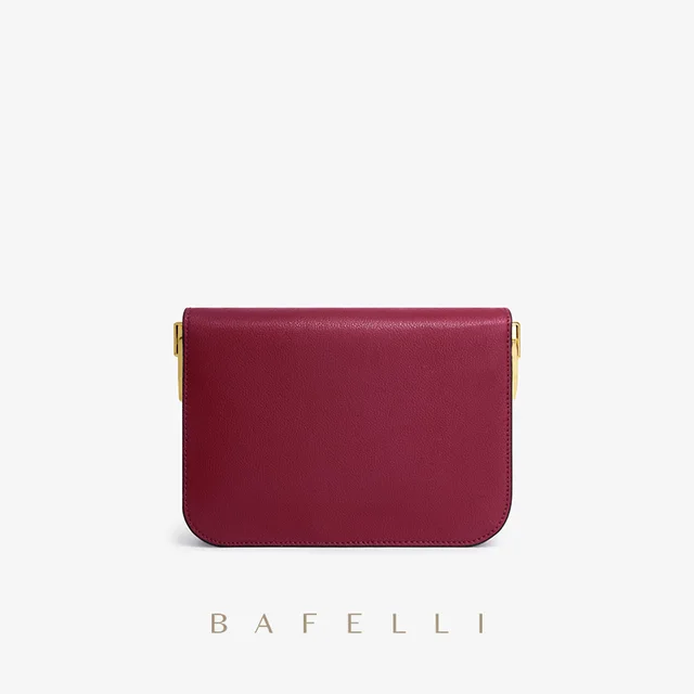 BAFELLI 2021 LUXURY WOMEN'S SHOULDER BAGS DESIGNER FASHION BRAND LEATHER FEMALE CASUAL BOXY SADDLE PURSE LADY STYLISH CROSSBODY 2