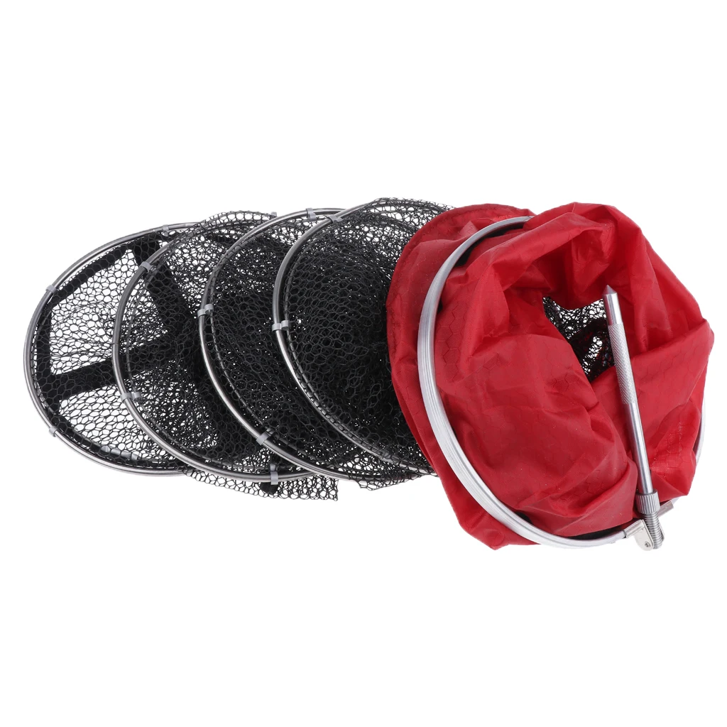 5 Layers Folding Fishing Net Wire Basket Fishing Tackle Cage Fish Storage Net Fishing Equipment with Storage Bag 2m 2.5m