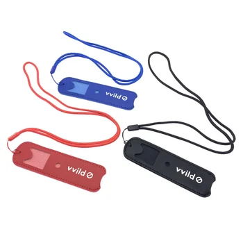

10pcs Leather Neck Lanyard Carrying Pouch Pocket Case Bag for vvild V1 Pod Electronic Cigarette Accessories