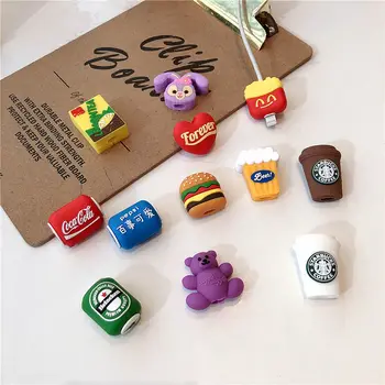 

Data line protection device suitable for Huawei iPhone Android phone lovely version Break proof data line protection sleeve Cute