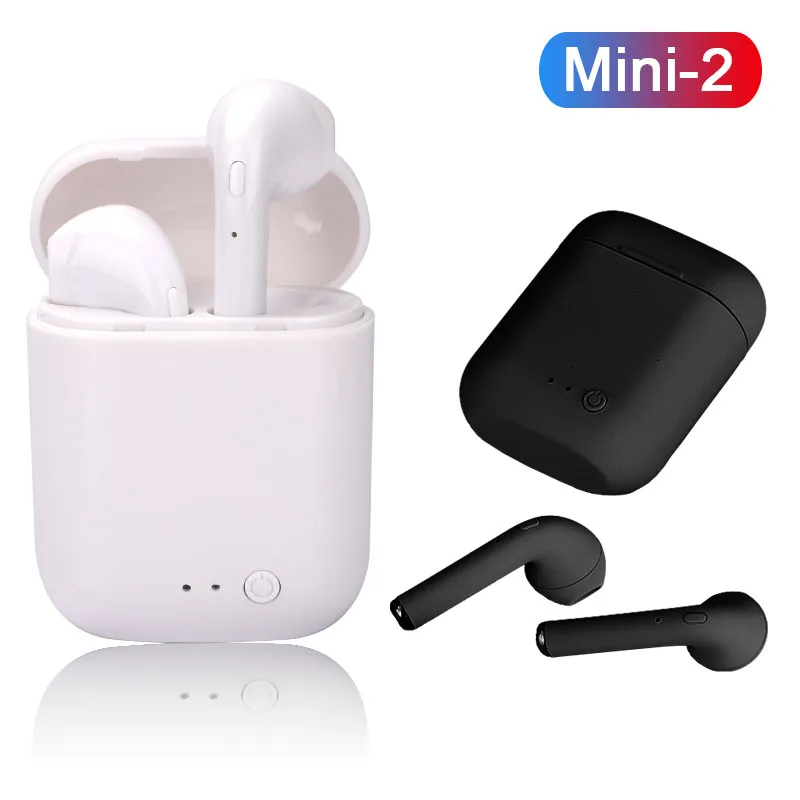 Беспроводные наушники Mini 2 TWS Bluetooth 5 0 спортивные с микрофоном для зарядки