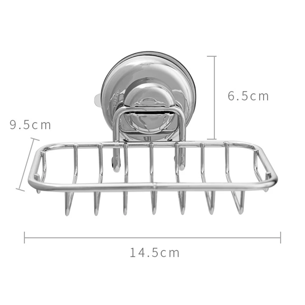 1pc Stainless Steel Soap Box Soap Holder Multifunctional Soap Stand for Home