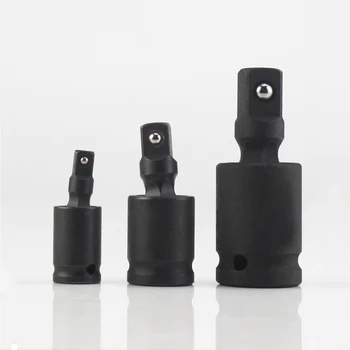 

1/4" 3/8" 1/2" Pneumatic Universal Joint Set Ratchet Angle Extension Bar Socket Adapter Manual Bendable Adapter Socket Tools