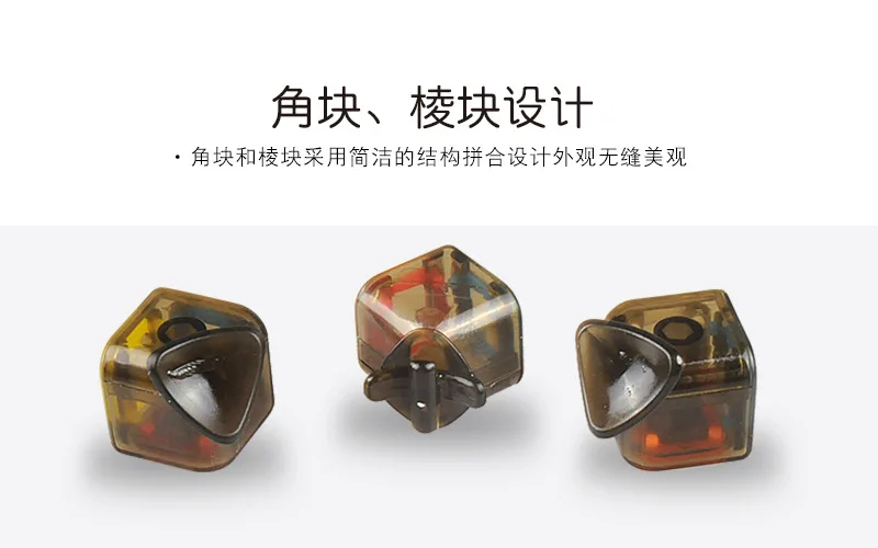 Прозрачный черный 3x3x3 Mo Fang Ge волшебный куб-случайный стиль упаковки Детские Кубики Игрушки Рождественский подарок