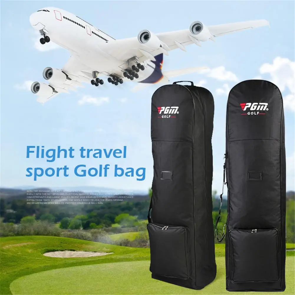 

Golf Bag Travel Aviation With Wheels Large Capacity Club Cover Foldable Lightweight Waterproof Airplane Travelling Ball Bags New