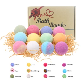 

12pcs Hand-made Bath Salt Ball Multi-color Spa Essential Oils Bath Kit Body Cleanning Moisturizing Ball for Remove Aged Cuticle
