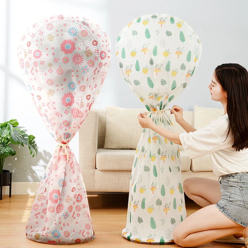 Electric Fan Dust Cover All-inclusive Sealed Floor Fan Heater Protection Cover Desktop Storage Protect Moisture-proof