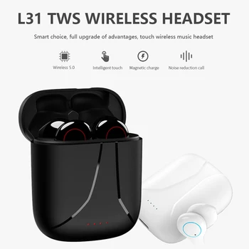 

TWS Bluetooth Earphone Wireless Headphones Stereo Gaming Music Earbuds Touch Control Headset Sport Waterproof Earbuds with Mic