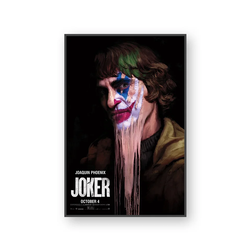 Настенный художественный плакат на холсте с изображением Джокера, водостойкие настенные принты,, фильм Джокера Хоакина для гостиной, домашний декор - Цвет: L503G