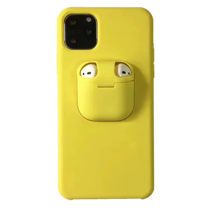 for iPhone 11 Pro Max Case Xs Max Xr X 10 8 7 Plus Cover for AirPods Holder Soft Case New Design for AirPods Case Cute Colors