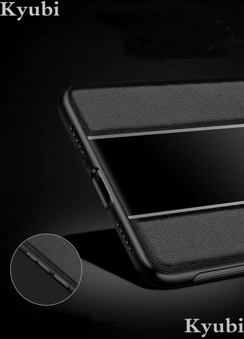 Чехол для Xiaomi Mi 9 из натуральной кожи с оргстеклом, гибридный роскошный защитный чехол на заднюю панель для Xiaomi Mi 9, чехол etui