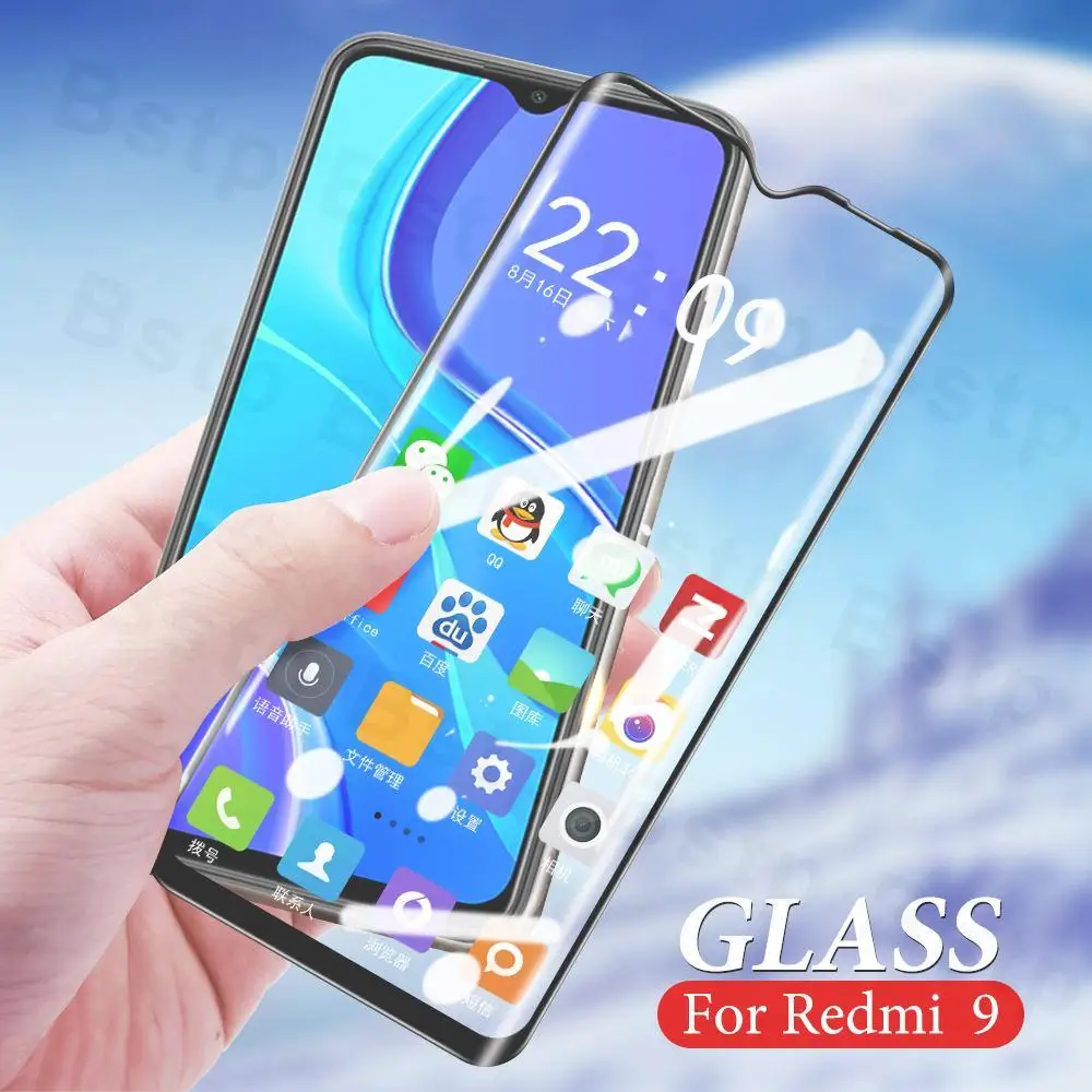 mobile protector For Redmi 6 Pro 7 8 9 10 Protection Glass For Xiaomi Redmi 6A 8A 9A 9T 9C 8T Tempered Screen Protector Redmi 7 Protective Film best screen guard for mobile