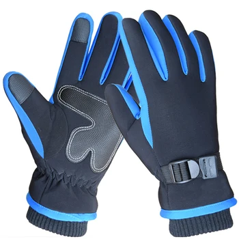 

Men Insulated Waterproof Adult Protective Accessories Touch Screen Adjustable Keep Warm Ski Gloves Full Finger Outdoor Sports