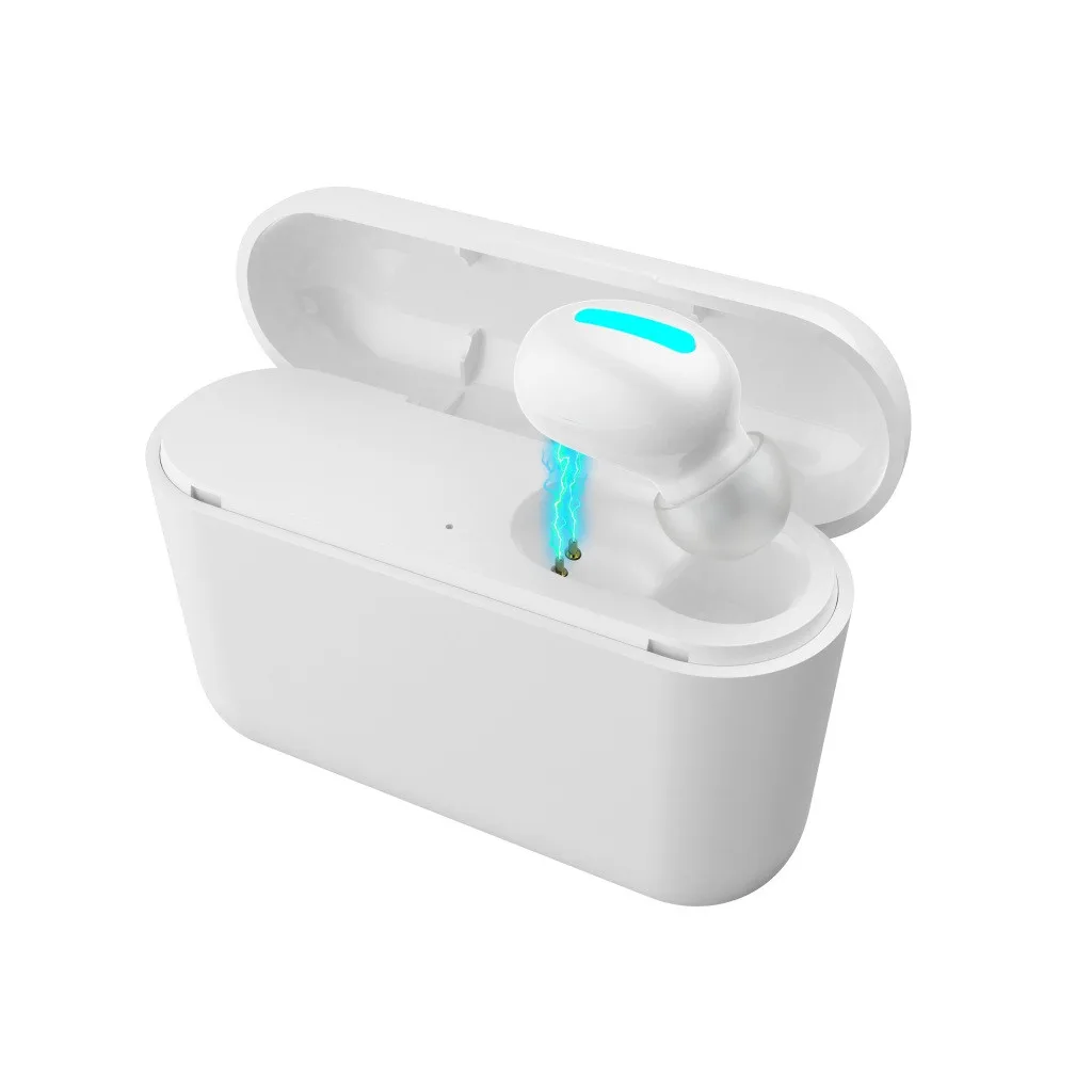Лучшие продажи продуктов TWS одиночные Беспроводные Bluetooth 5,0 стерео мини наушники-вкладыши гарнитуры для Носимых устройств