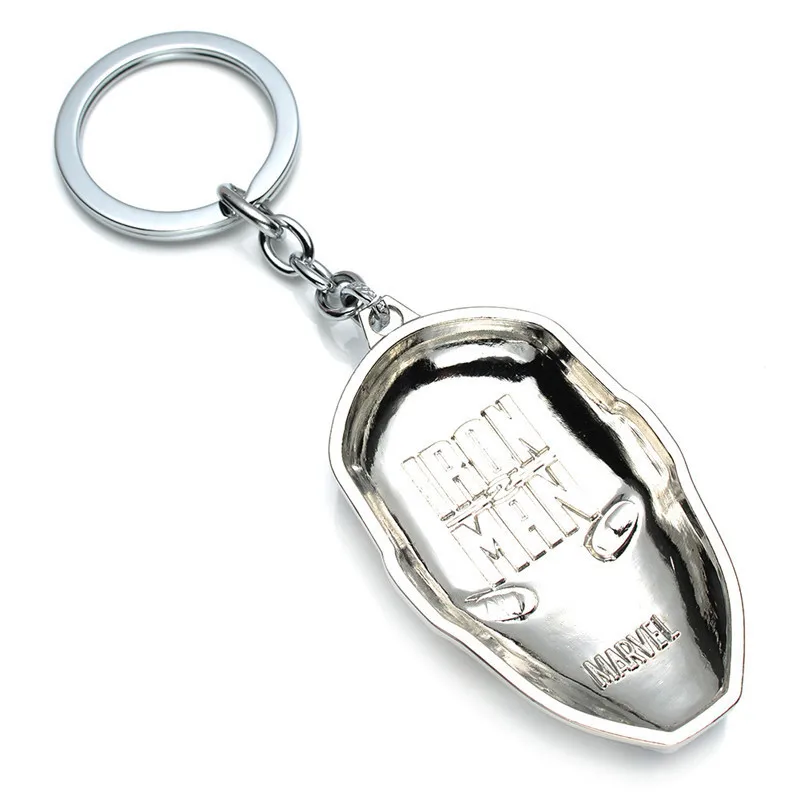 Супер Герой Мстители Железный человек Маска брелок металлический аниме чавейру