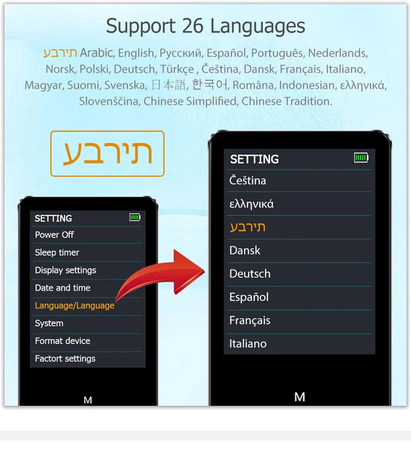 ICEICE MP3 плеер с Bluetooth hifi без потерь мини музыкальный fm радио спикер Наушники спорт MP