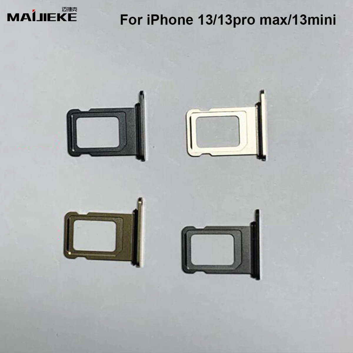 LNONLS Dual SIM Card Tray Slot Holder Replacement For IPhone 15 Pro 15 Pro Max With Waterproof Rubber Ring And Sim Card Tray Open Eject Pin (White Titanium