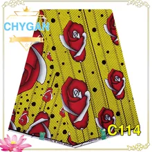 Ronvital CHYGAN воск ткань Африка принт материал леди платье DIY воск ткань Нигерия стили хлопок 6 ярдов/