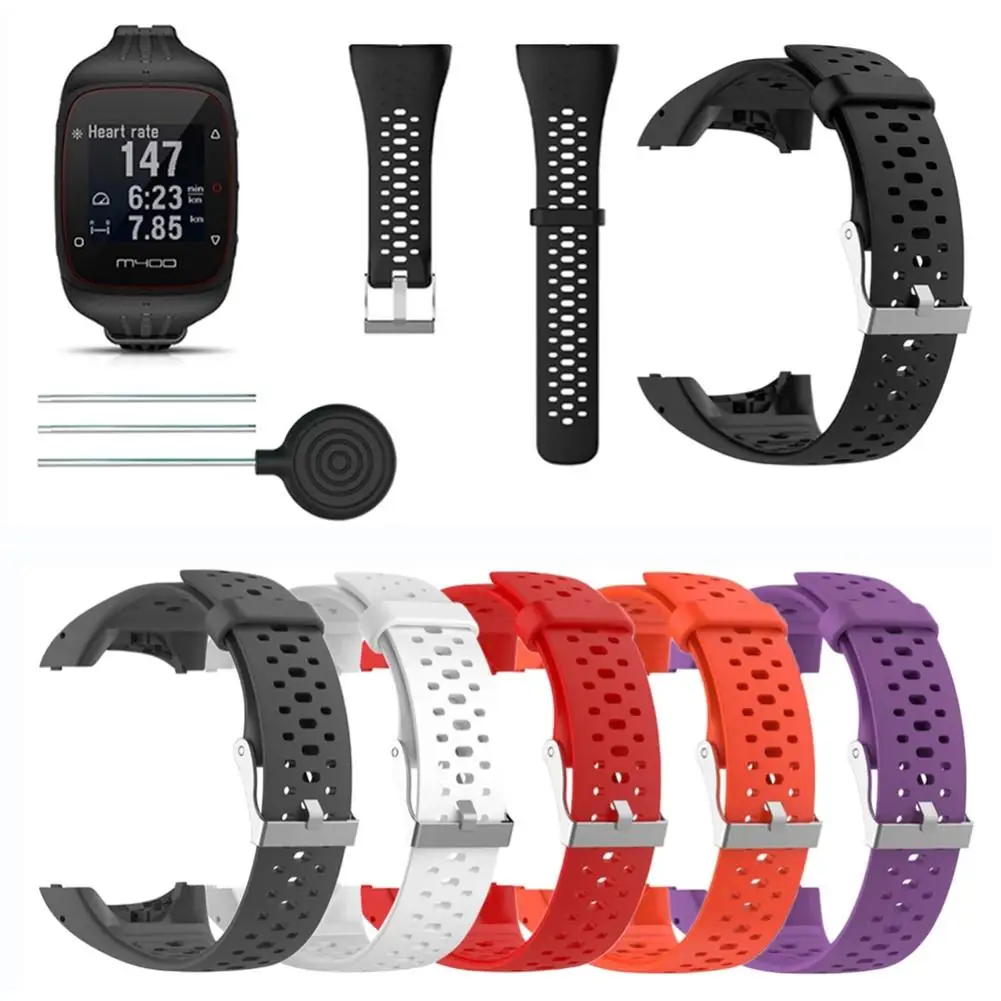 Сменный силиконовый ремешок для часов Polar M430 M400|Смарт-аксессуары| |