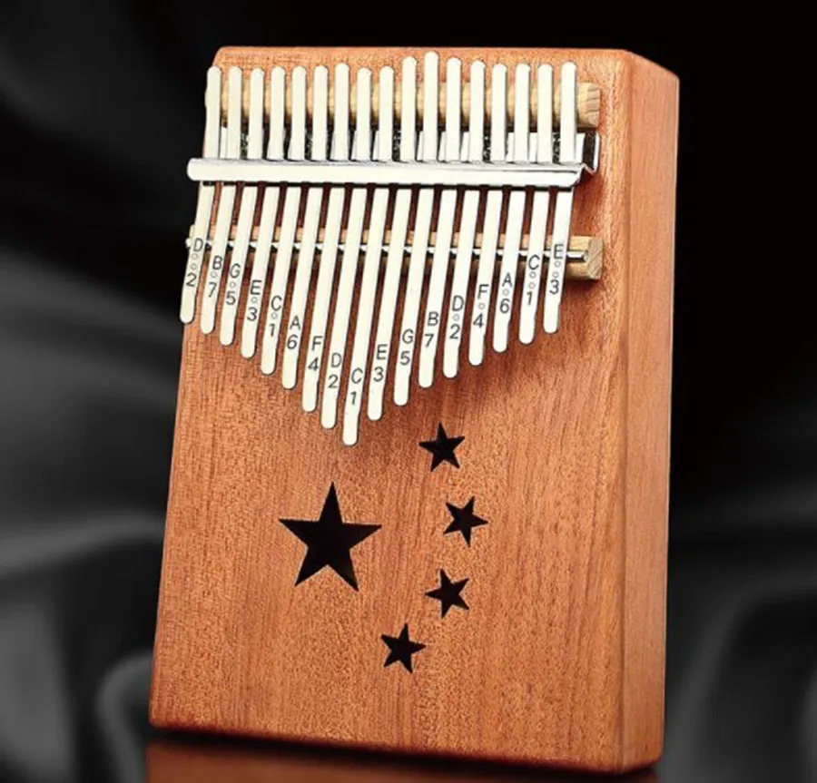 17 Keys 17 клавиш Kalimba большой палец пианино высокого качества дерево красного дерева тела музыкальный инструмент - Цвет: 17 Keys