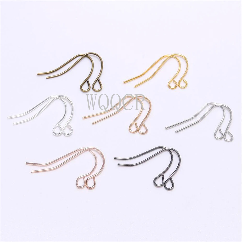 

50pcs/lot 925 Sterling Silver Earring Wire Hooks Silver KC Gold Fishhooks for DIY Earring Jewelry Findings Supplier