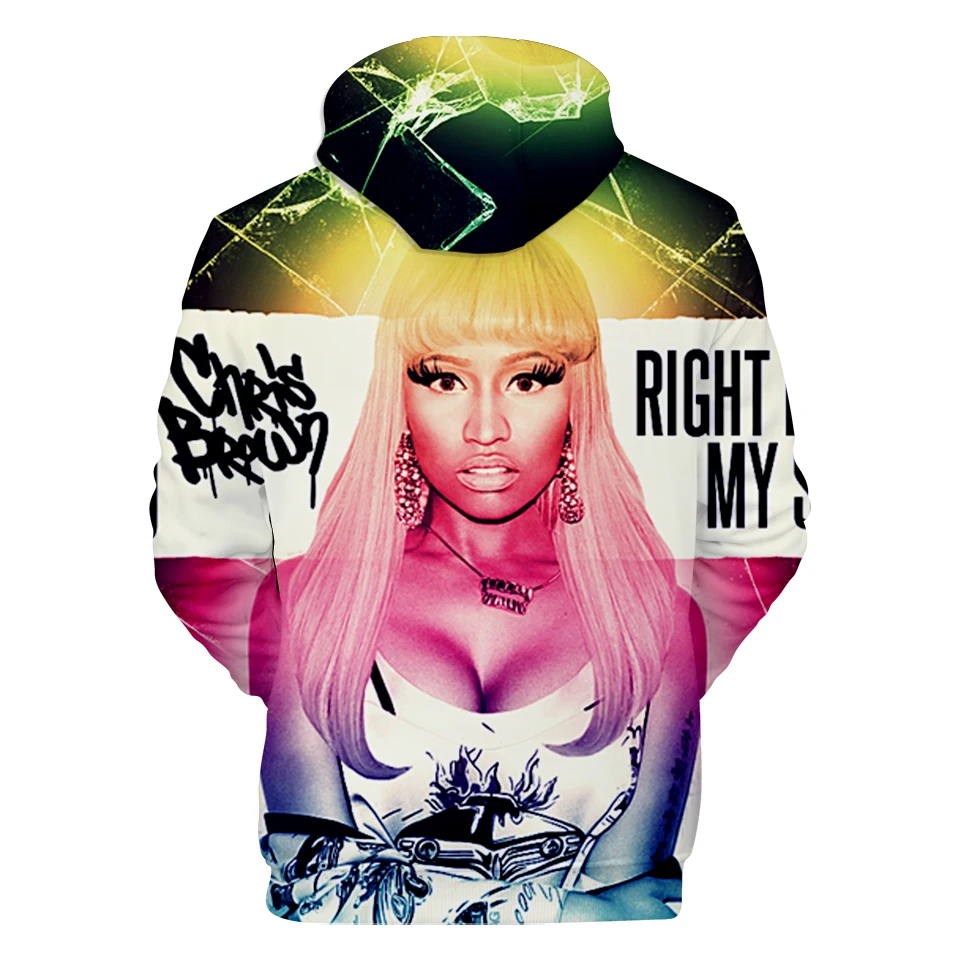 Худи с 3d принтом Nicki Minaj толстовки для мужчин и женщин новые осенние пуловеры для детей повседневные удобные толстовки с 3D принтом для девочек Nicki Minaj