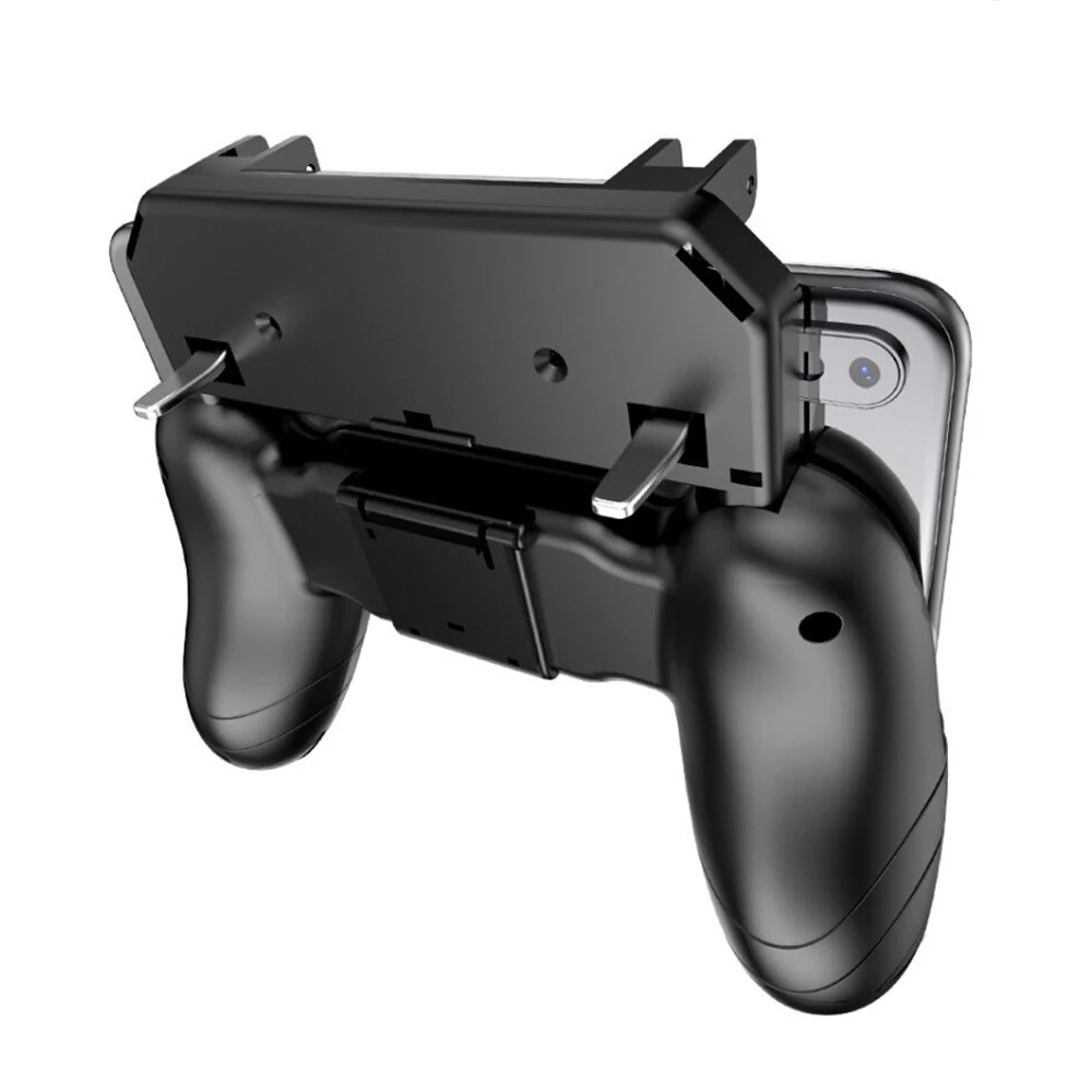 W18 Pubg Mobile Gamepad Pubg Controller for Phone L1R1 Grip with Joystick / Trigger Pubg Fire Buttons for iPhone Android IOS