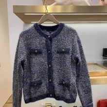 Женский свитер осень/зима маленький вязаный кардиган свитер женская одежда свитер модный кардиган для женщин