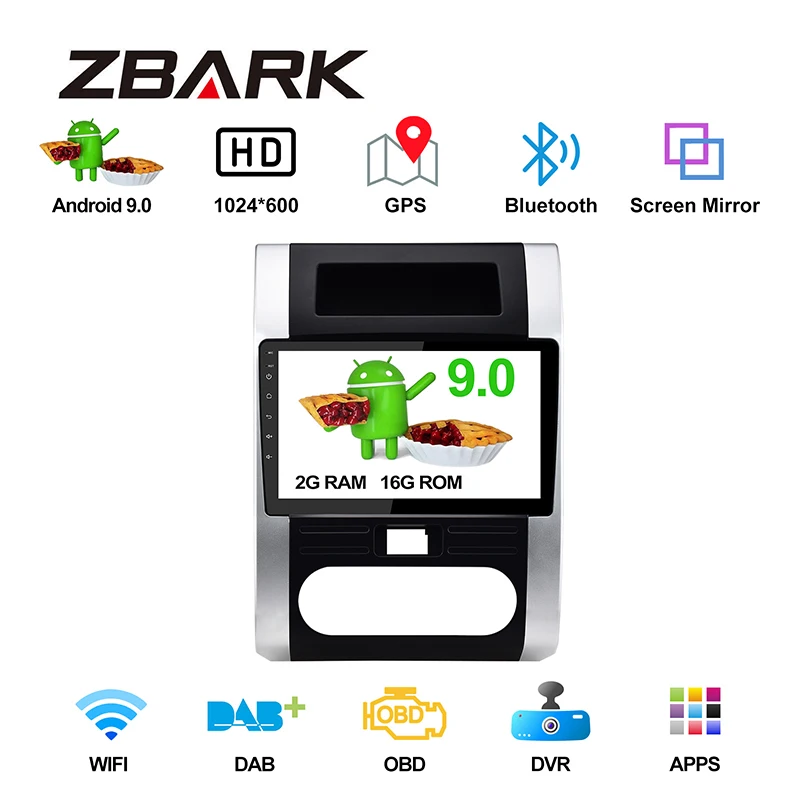 Perfect Android 9.0 RAM 2GB  10.1 inch 2 Din Car  Radio stereo multi Player GPS Navi for Nissan X-Trail T32 T31  2007  - 2013 YHTK0223 1